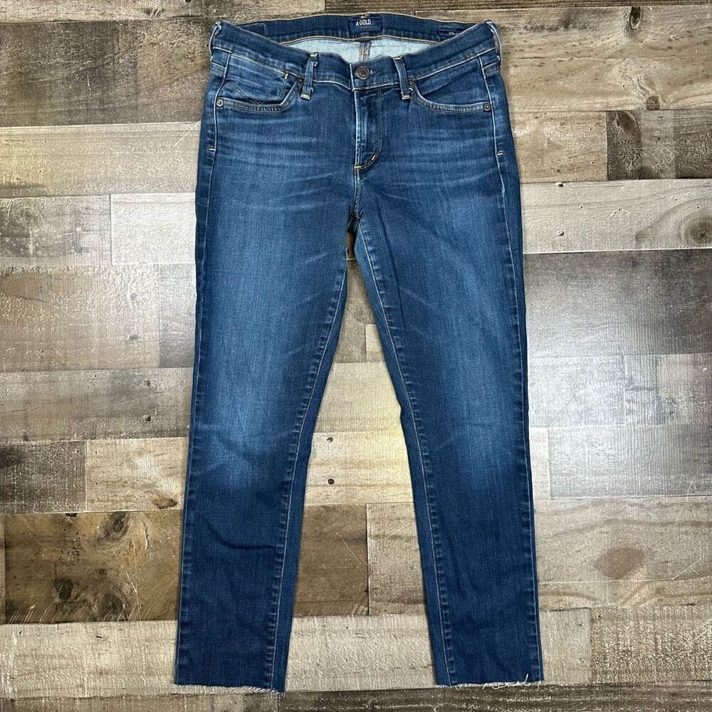 Agolde Women’s Size 28 Colette Skinny Jeans Blue Dark Wash Denim Stretch